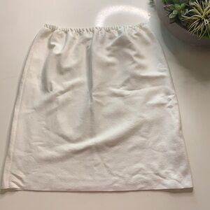 Stizzoli Made in Italy white knit pencil skirt xl women’s
